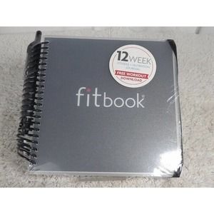 Fitlosophy FTBK-BLK-001 Fitbook Fitness Journal And Planner For Workouts Books